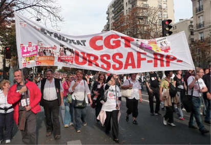 Manifestation Paris Urssaf